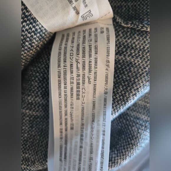 Abercrombie and Fitch Tipped sweater shirt size S cotton blend - Picture 6 of 6